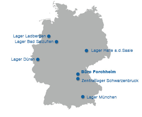 Standorte deutschlandweit